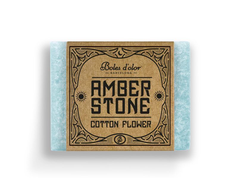 AMBER STONE COTTON FLOWER