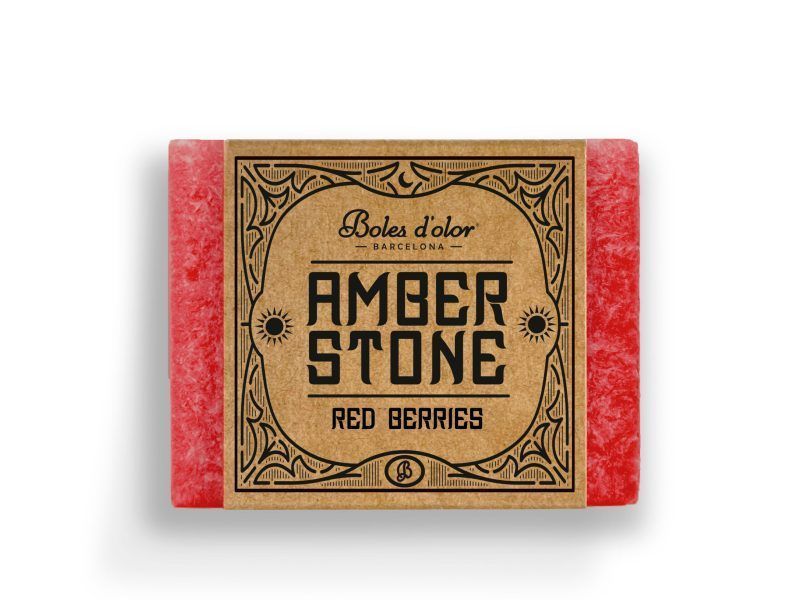 AMBER STONE RED BERRIES