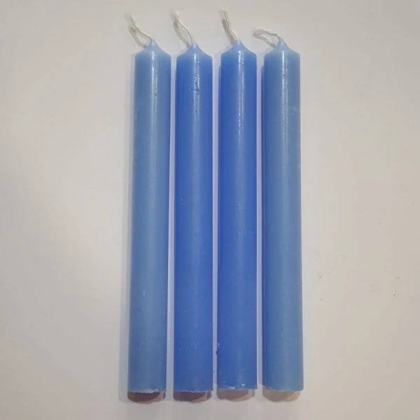 Velas color Celeste
