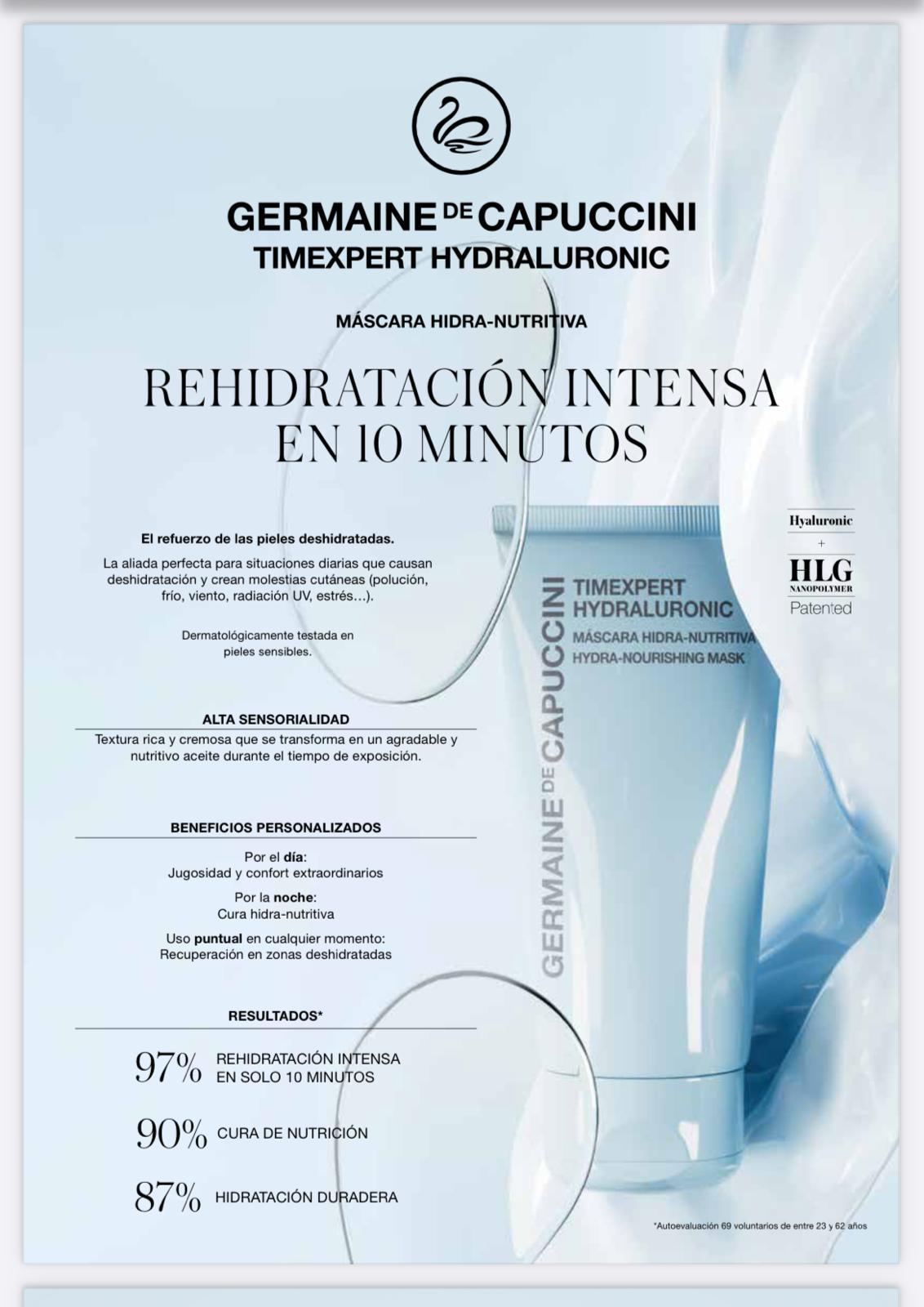 Máscara Hidra-Nutritiva Timexpert Hydraluronic - Imagen 3