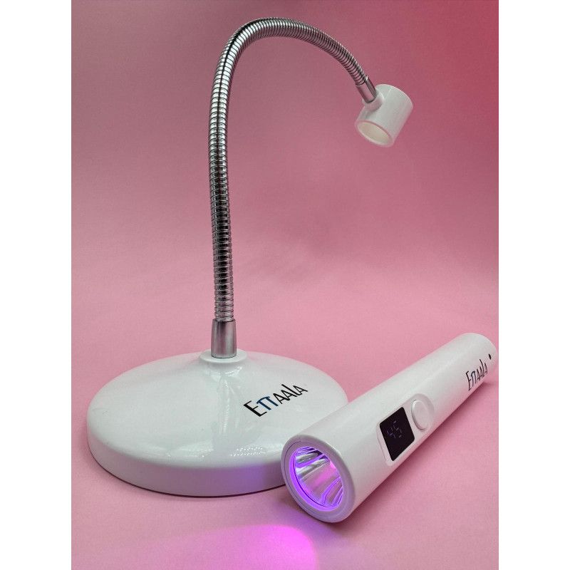 Mini lámpara Led Luz ROSA recargable blanco Ettaala portátil