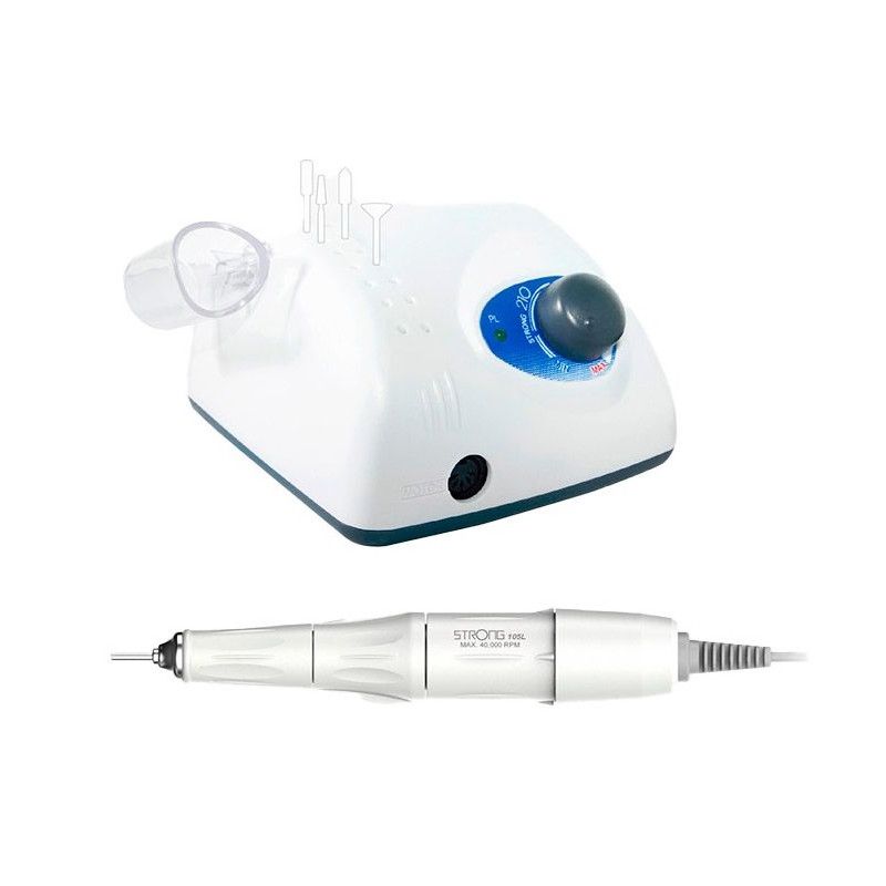 Torno para manicura STRONG 210 micromotor mago blanco