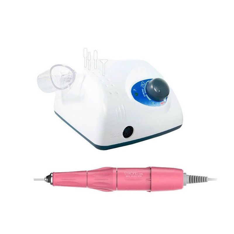 Torno para manicura STRONG 210 micromotor mago Rosa