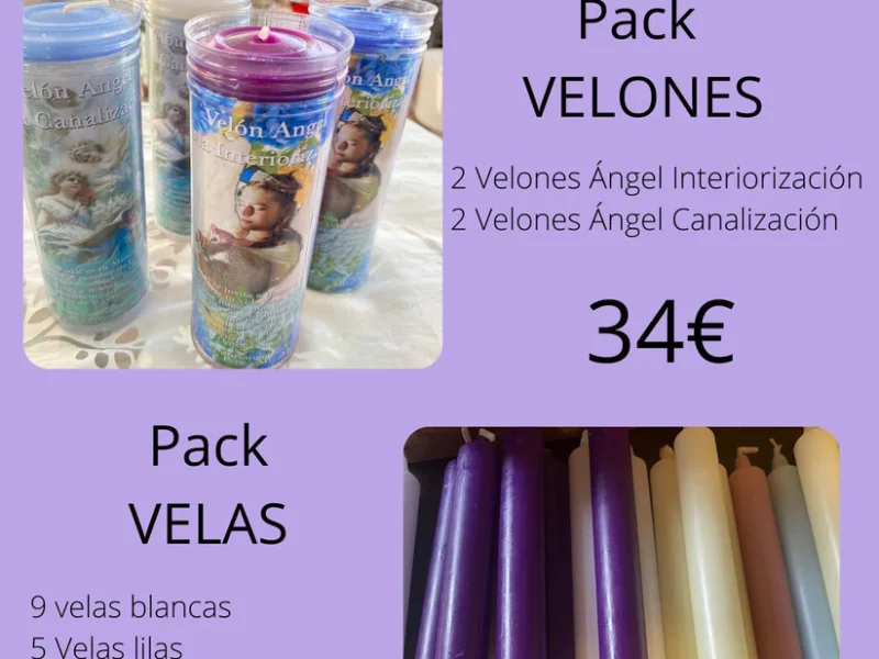 Pack Espiritual Semana Santa ,Velones y Velas Terapia