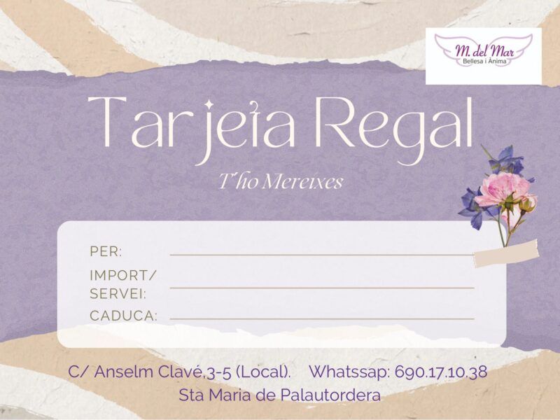 CHEQUE REGALO100 - Bienestar, Belleza y Alma (copia)